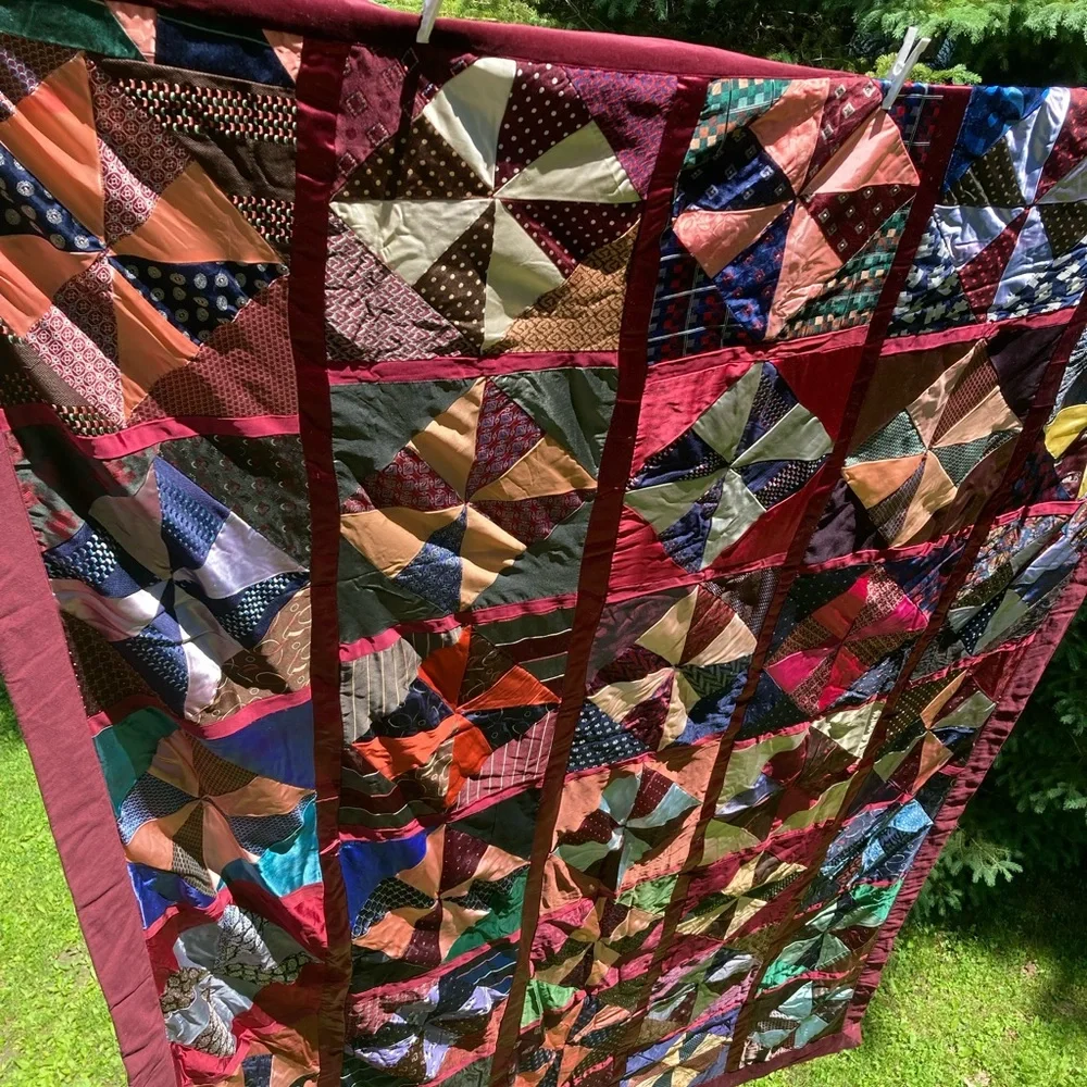 Quilt beautiful colors and patterns handmade